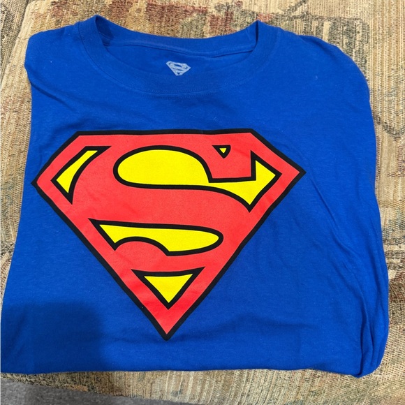 Other - Blue Superman Logo T-Shirt